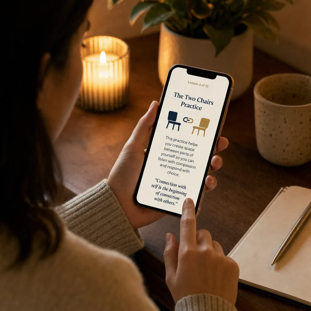 Read the lessons on your phone